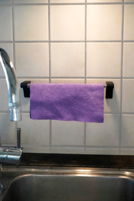 3D-gedruckter Spüllappenhalter